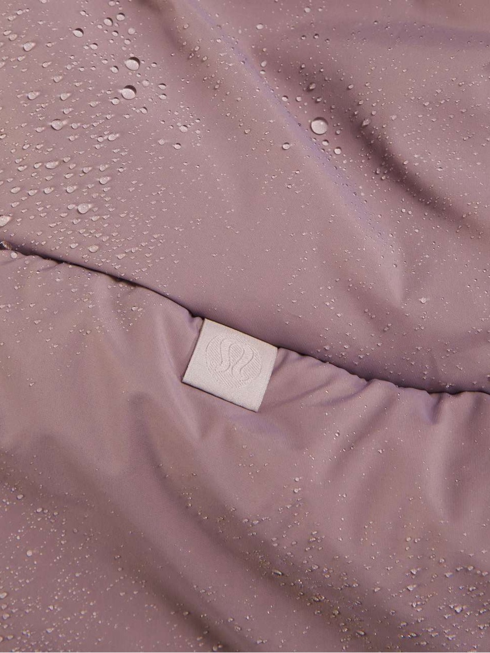 2. Lululemon Hooded Insulated Wrap Heathered Light Orbit Puffer Coat NWT - Picture 7 of 13